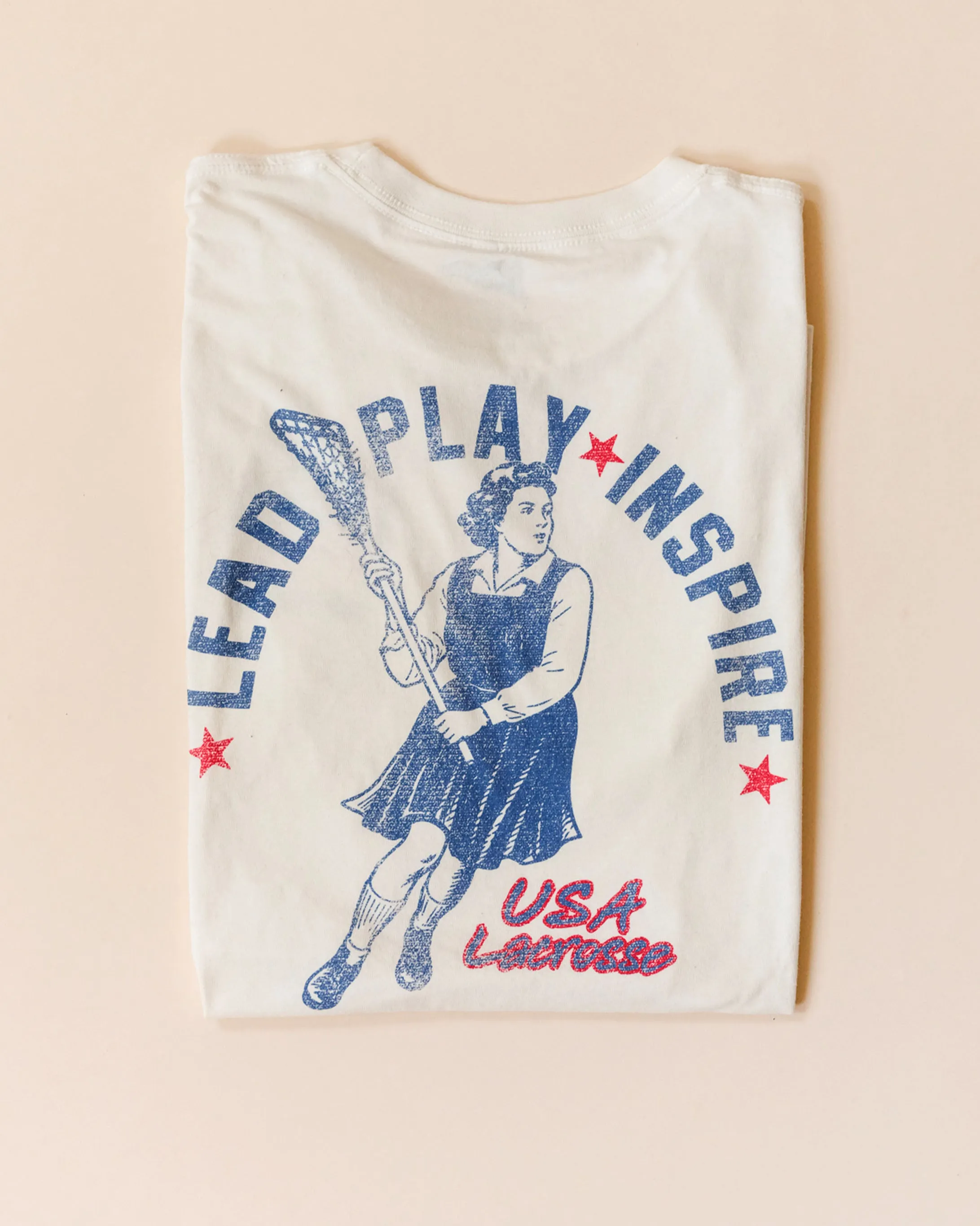 USA Women's Lacrosse 100 Years Tee sold by Streaker Sports product image thumbnail 3