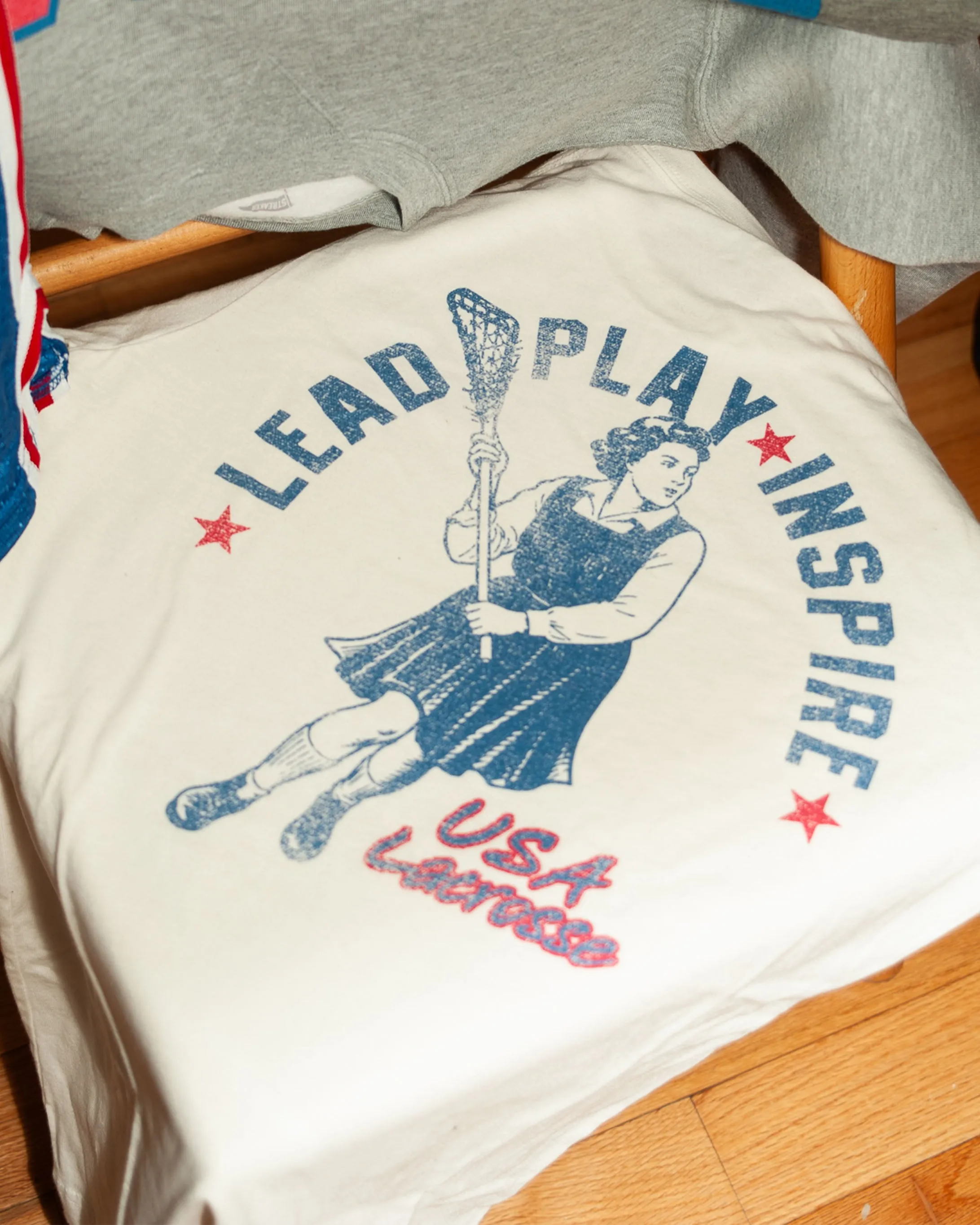 USA Women's Lacrosse 100 Years Tee sold by Streaker Sports product image thumbnail 2
