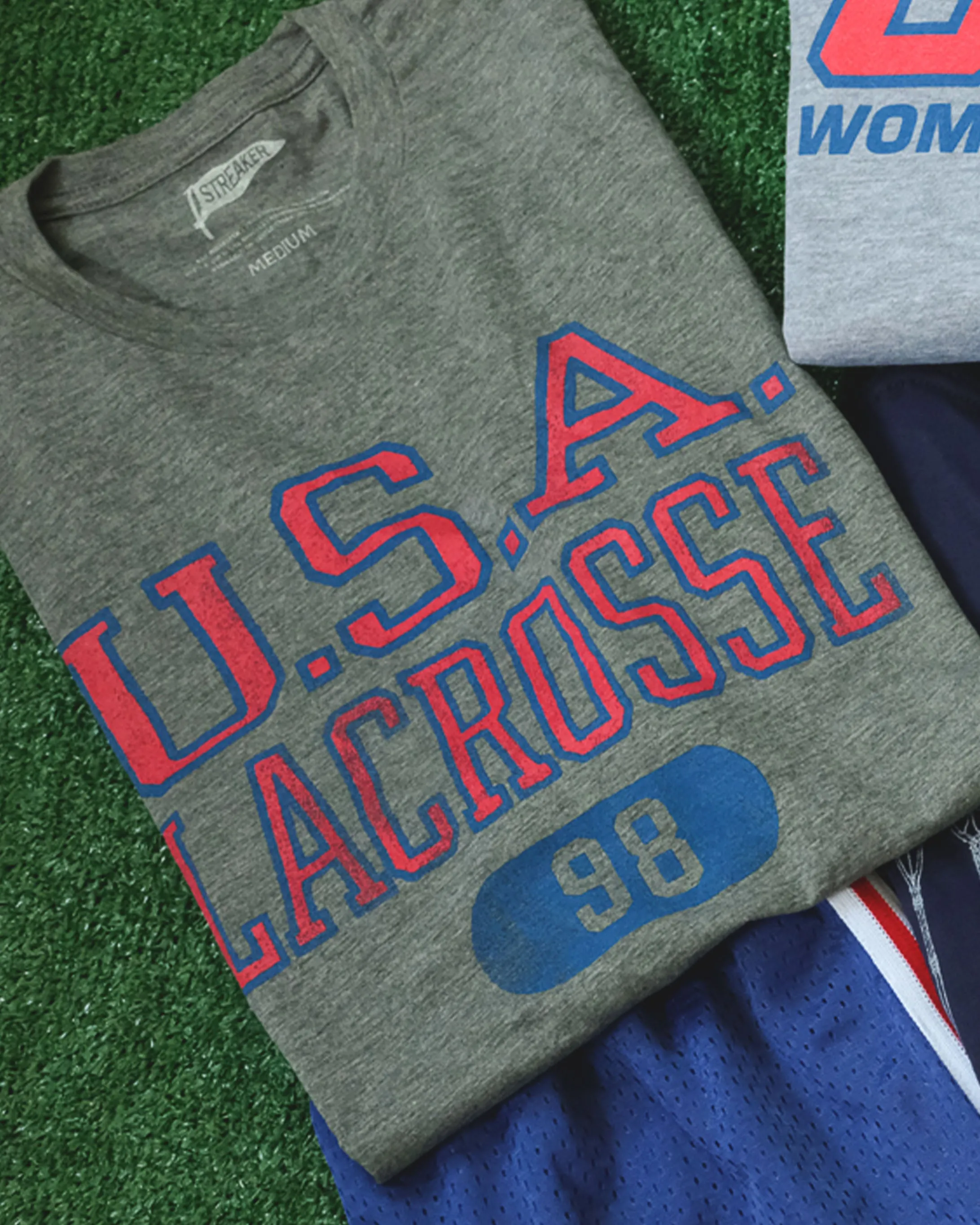 USA Lacrosse Vintage Locker Room Tee sold by Streaker Sports product image thumbnail 2