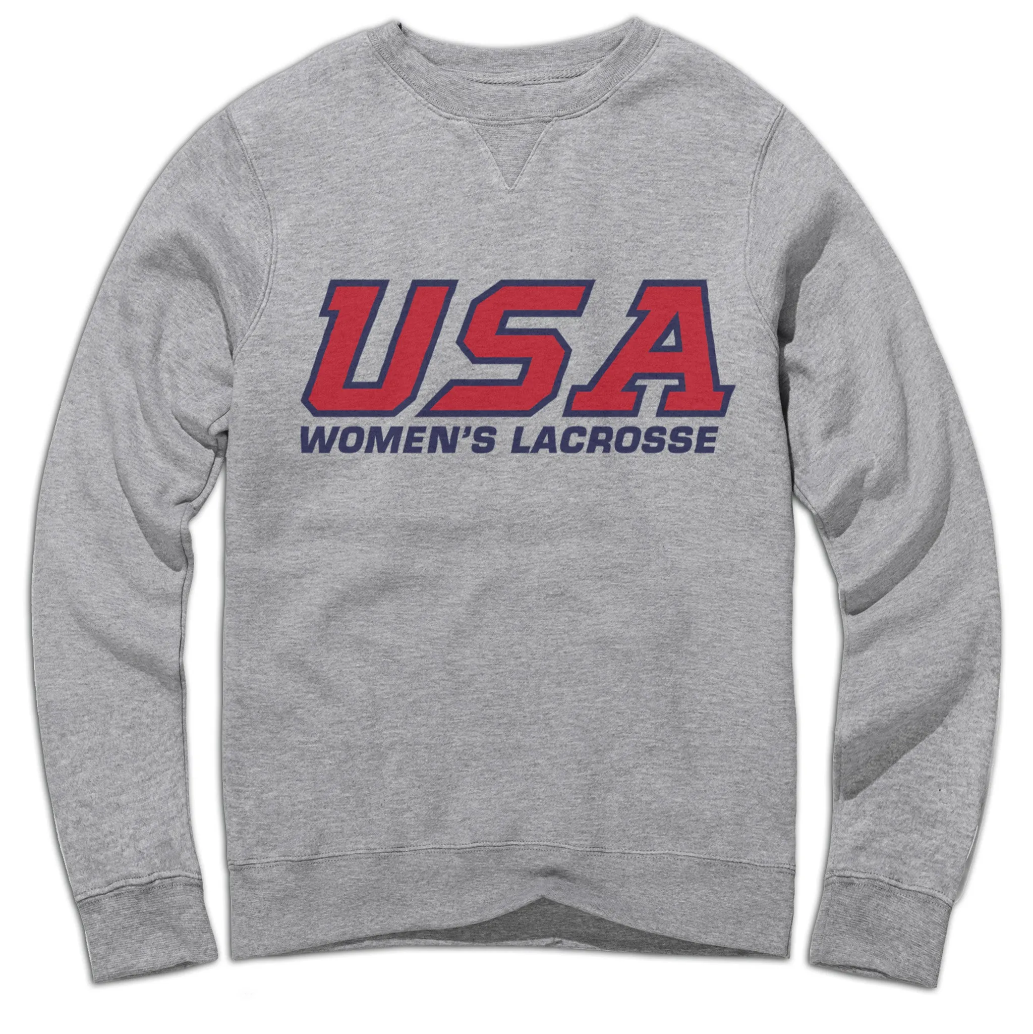 USA Women's Lacrosse Vintage Crewneck Sweatshirt sold by Streaker Sports