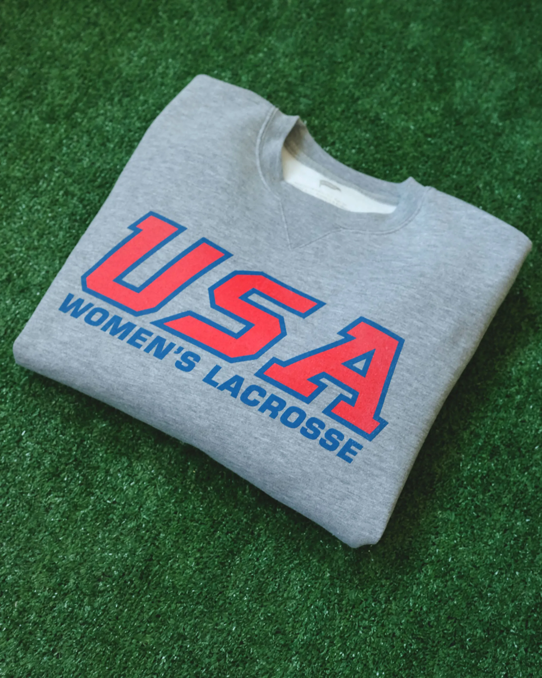 USA Women's Lacrosse Vintage Crewneck Sweatshirt sold by Streaker Sports product image thumbnail 2