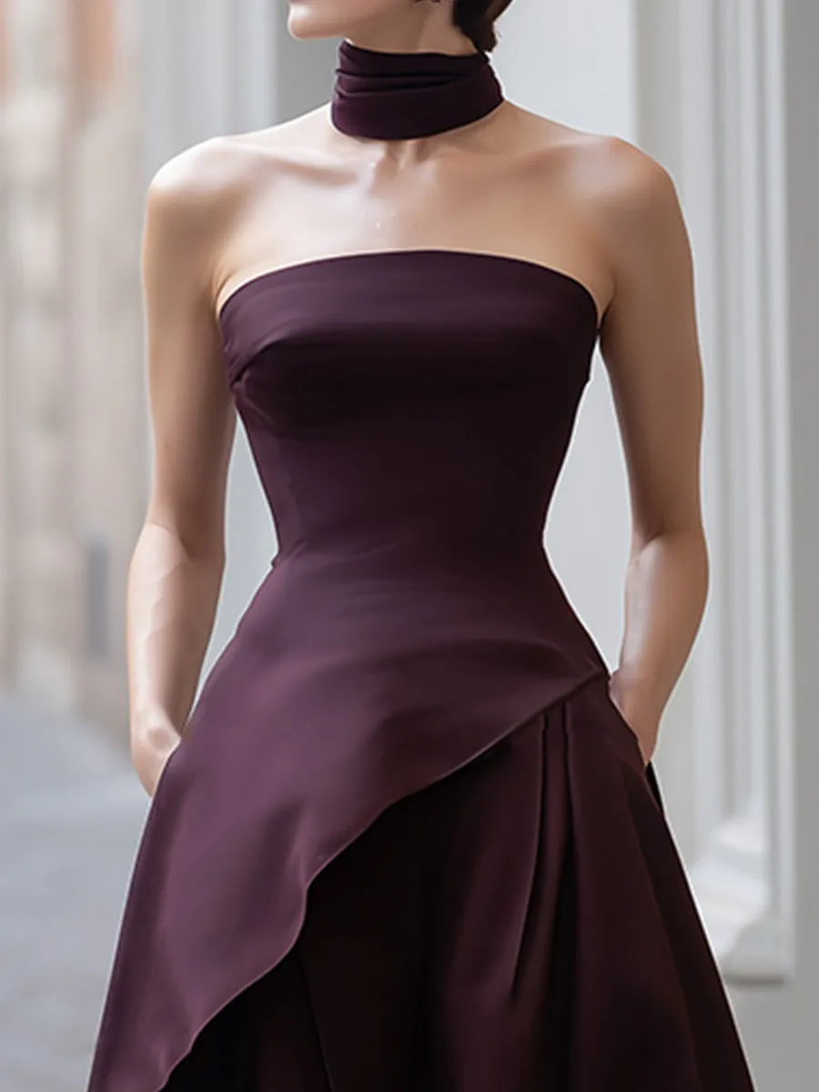 Elegant Layered A-Line Evening Gown sold by Mooyius product image thumbnail 4