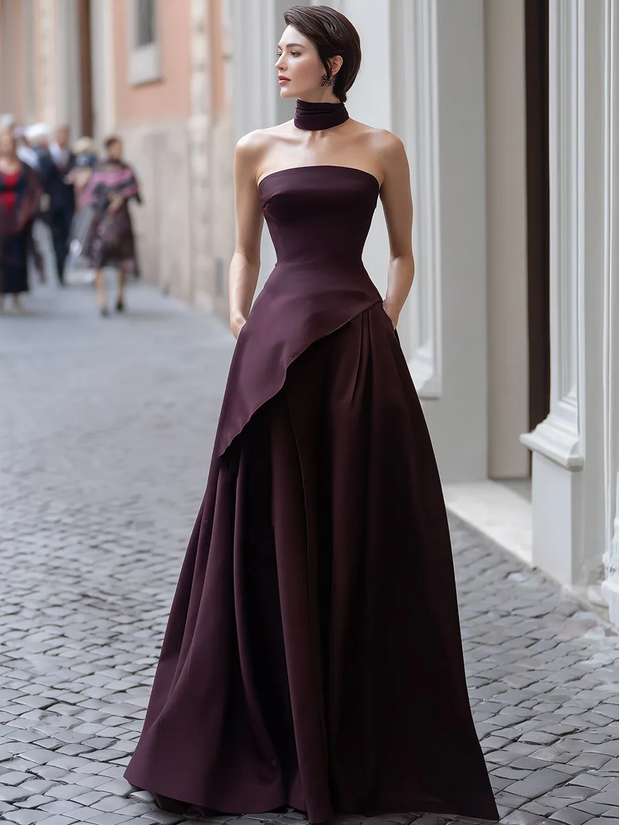 Elegant Layered A-Line Evening Gown sold by Mooyius product image thumbnail 3