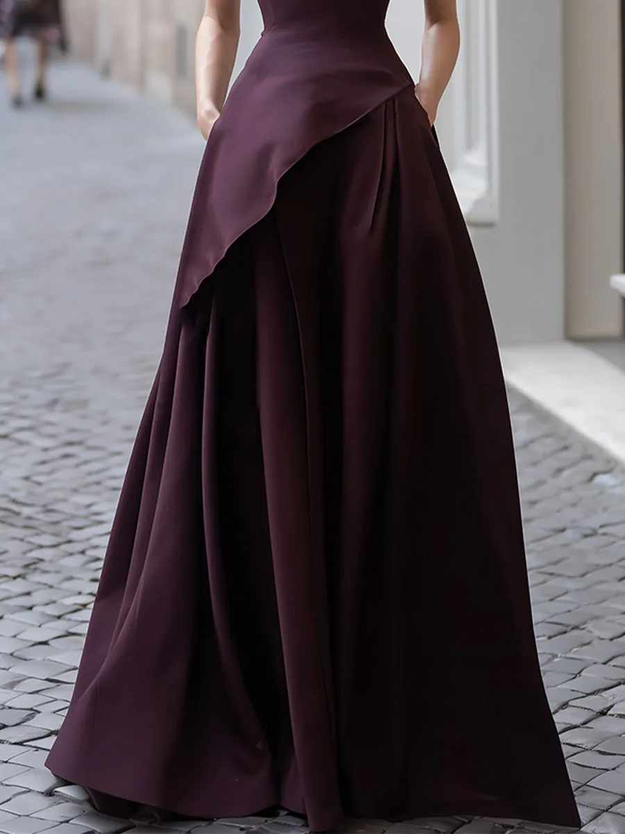 Elegant Layered A-Line Evening Gown sold by Mooyius product image thumbnail 5