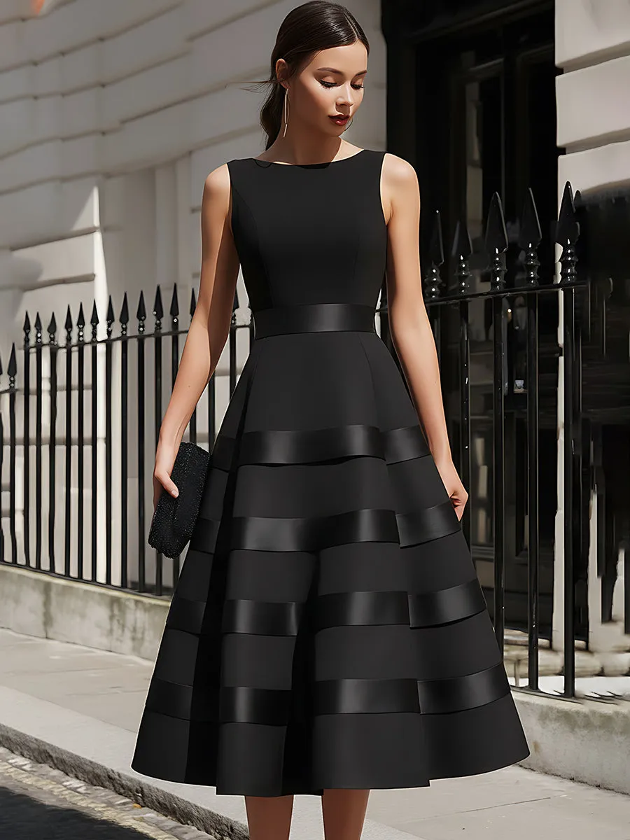 Sleeveless Tiered Maxi Dress With Defined Waist sold by Mooyius product image thumbnail 2