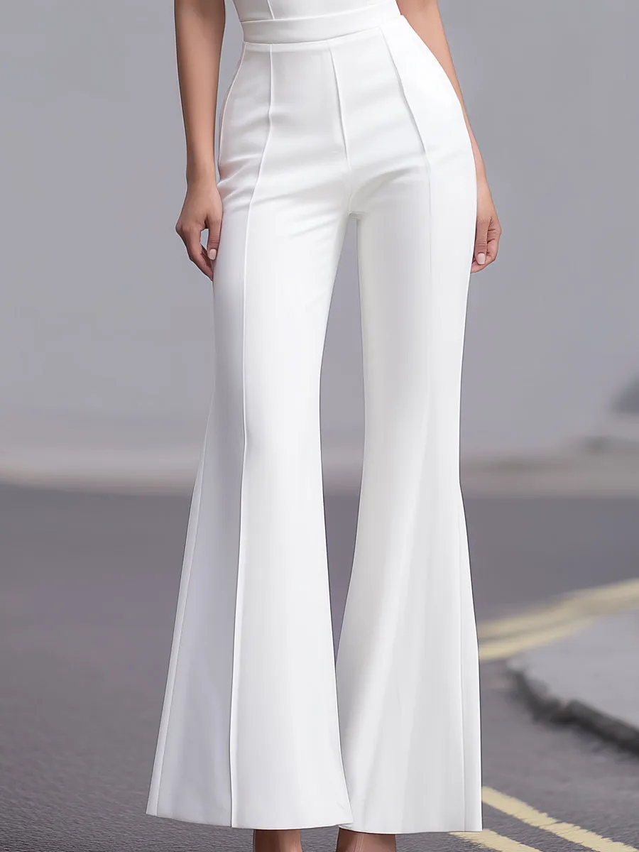 Off-Shoulder Structured Wide-Leg Jumpsuit sold by Mooyius product image thumbnail 2