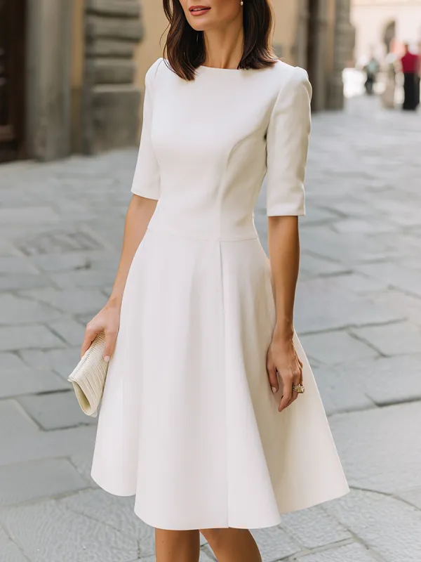 Elegant Midi Dress made by Mooyius