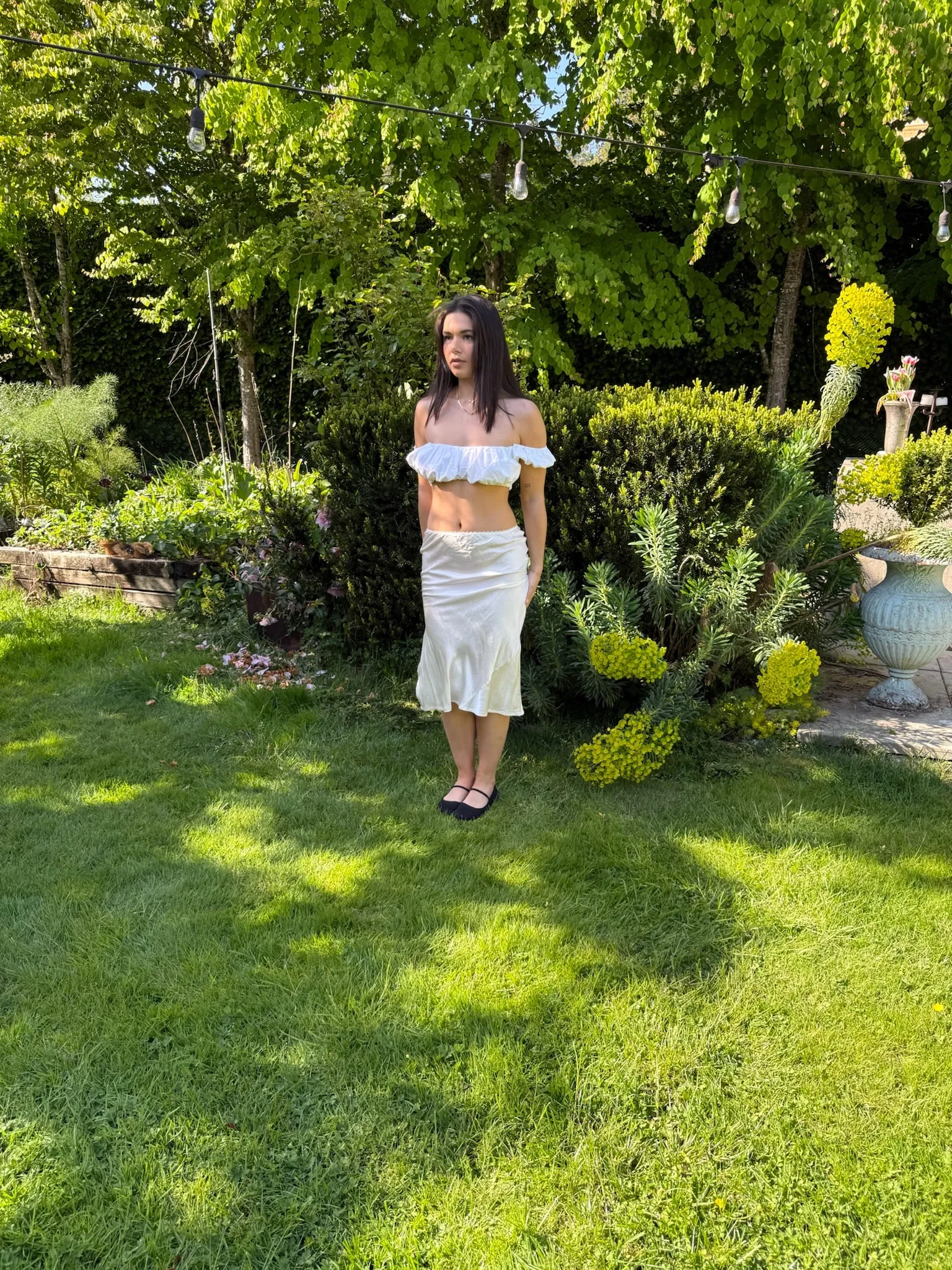 Silk Garden Skirt sold by Smith Bowen