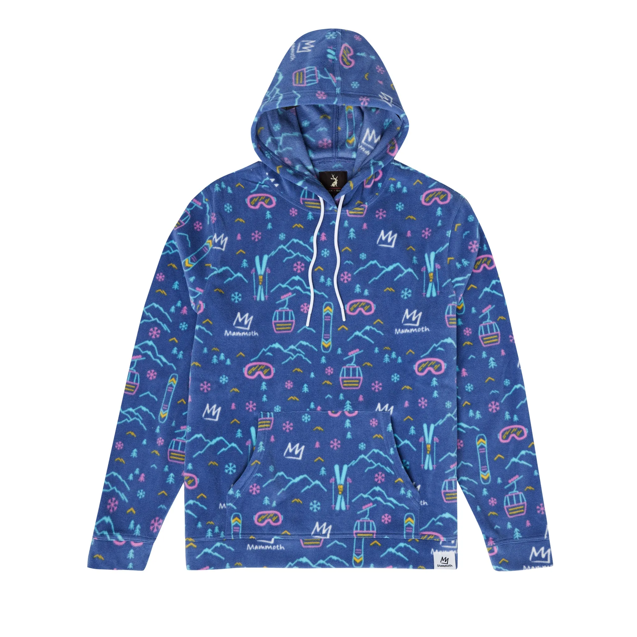 SKI & SB PRINTED FLEECE HOODIE sold by Mammoth