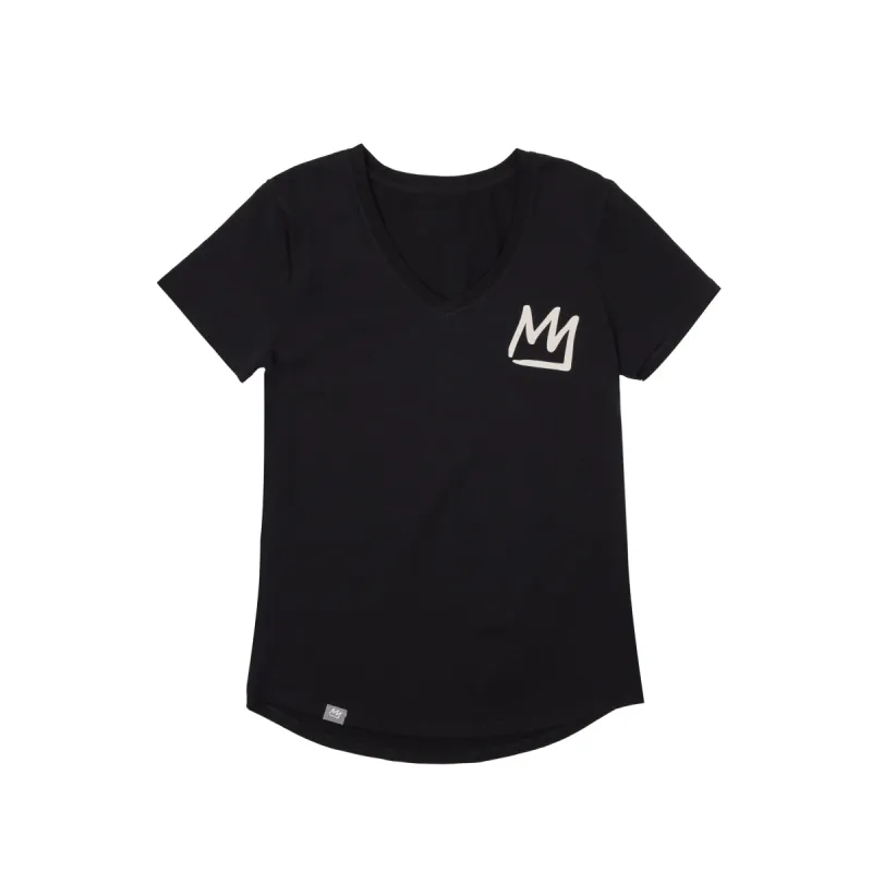 WOMENS CLASSIC CROWN V NECK SS TEE sold by Mammoth