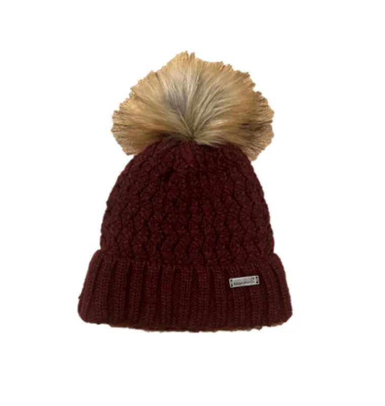 MALI FUR POM BEANIE sold by Mammoth