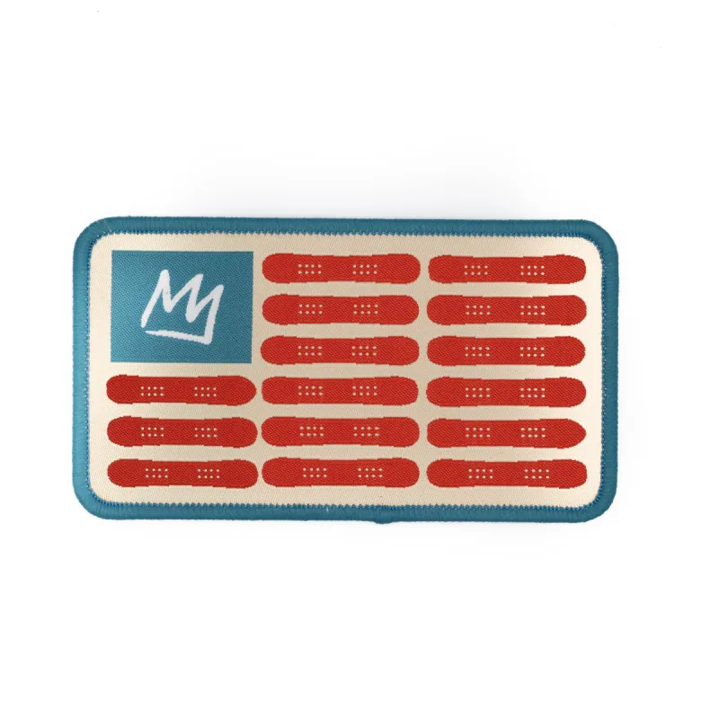 STRIPE SUNSET & SB FLAG 2PK PATCH sold by Mammoth