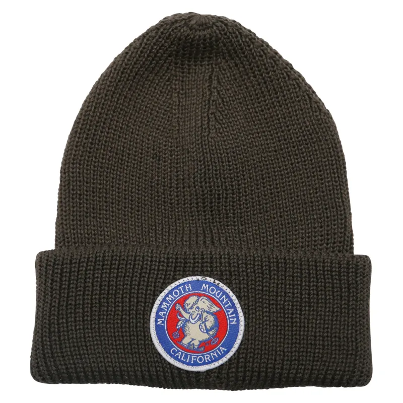 SKI WOOLLY PATCH KNIT BEANIE sold by Mammoth