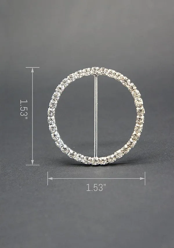 Diamante Round Strap Buckle for Infinity Dress sold by Infinity Dress