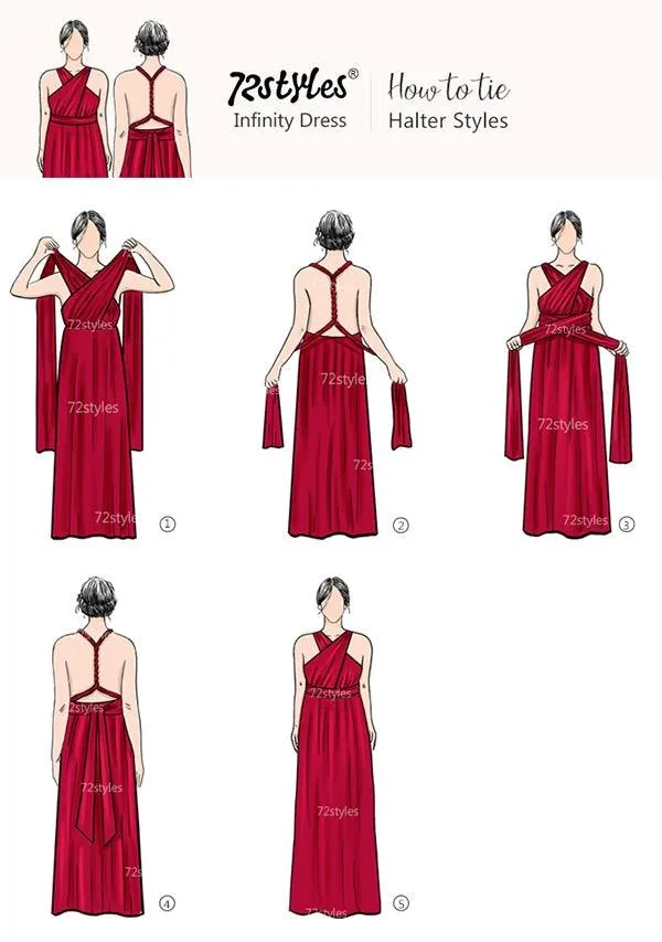 100+ Ways to Wear the 72Styles® Infinity Dress – Detailed PDF Tutorial sold by Infinity Dress product image thumbnail 3