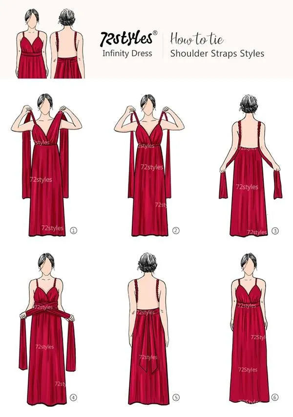 100+ Ways to Wear the 72Styles® Infinity Dress – Detailed PDF Tutorial sold by Infinity Dress product image thumbnail 2