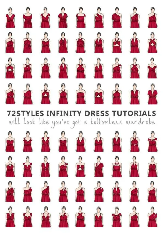 100+ Ways to Wear the 72Styles® Infinity Dress – Detailed PDF Tutorial sold by Infinity Dress