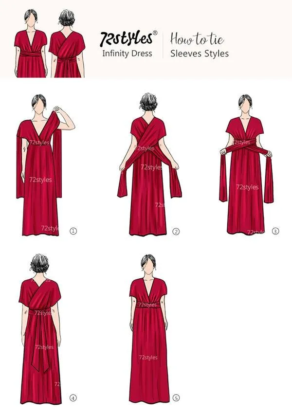 100+ Ways to Wear the 72Styles® Infinity Dress – Detailed PDF Tutorial sold by Infinity Dress product image thumbnail 4