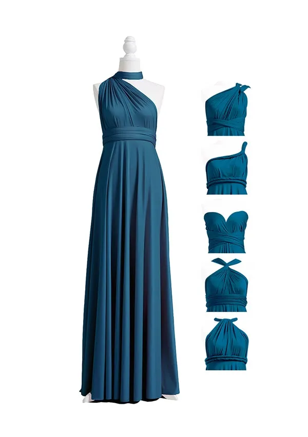 Teal Blue Multiway Infinity Dress sold by Infinity Dress product image thumbnail 4