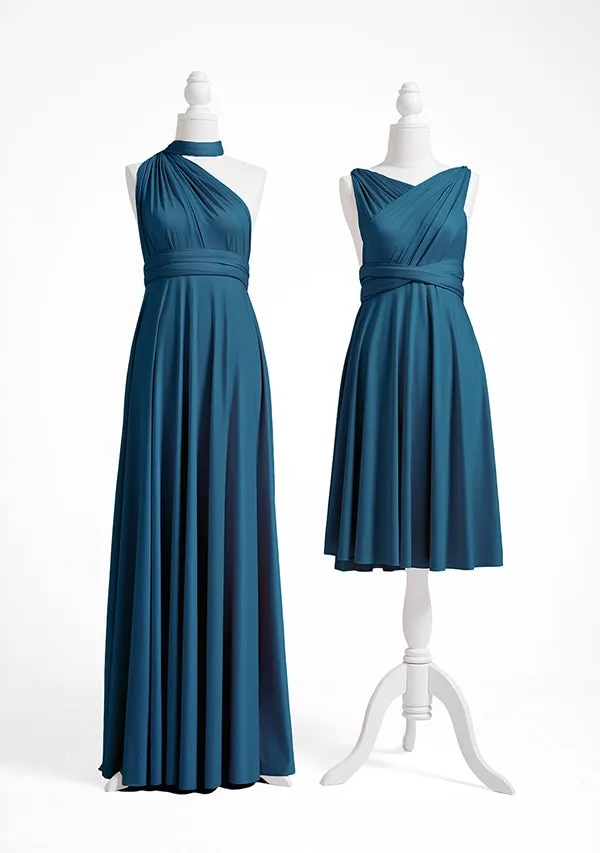 Teal Blue Multiway Infinity Dress sold by Infinity Dress