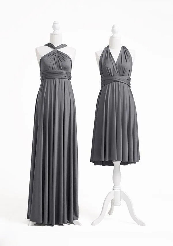 Charcoal Grey Multiway Infinity Dress sold by Infinity Dress