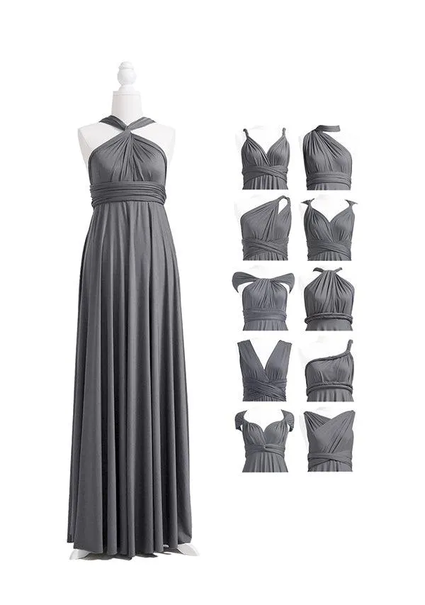 Charcoal Grey Multiway Infinity Dress sold by Infinity Dress product image thumbnail 4
