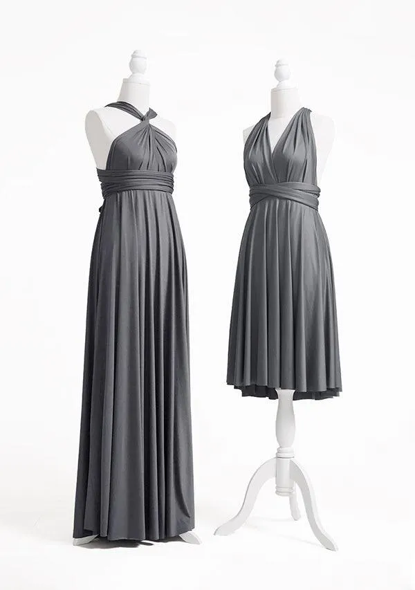 Charcoal Grey Multiway Infinity Dress sold by Infinity Dress product image thumbnail 3