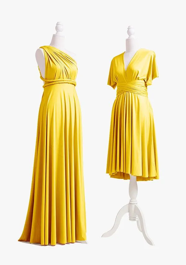 Gold Yellow Multiway Convertible Infinity Dress sold by Infinity Dress product image thumbnail 3
