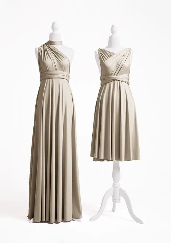 Taupe Multiway Convertible Infinity Dress sold by Infinity Dress