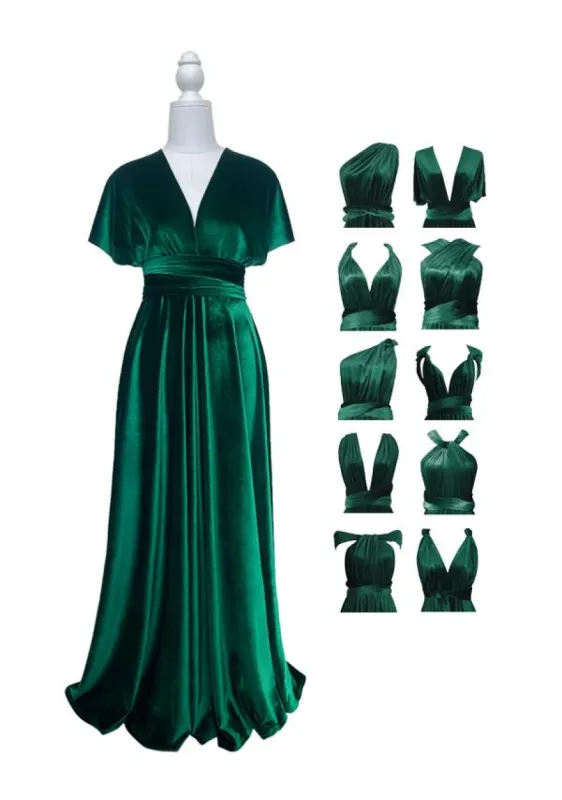 Velvet Multiway Convertible Infinity Dress sold by Infinity Dress