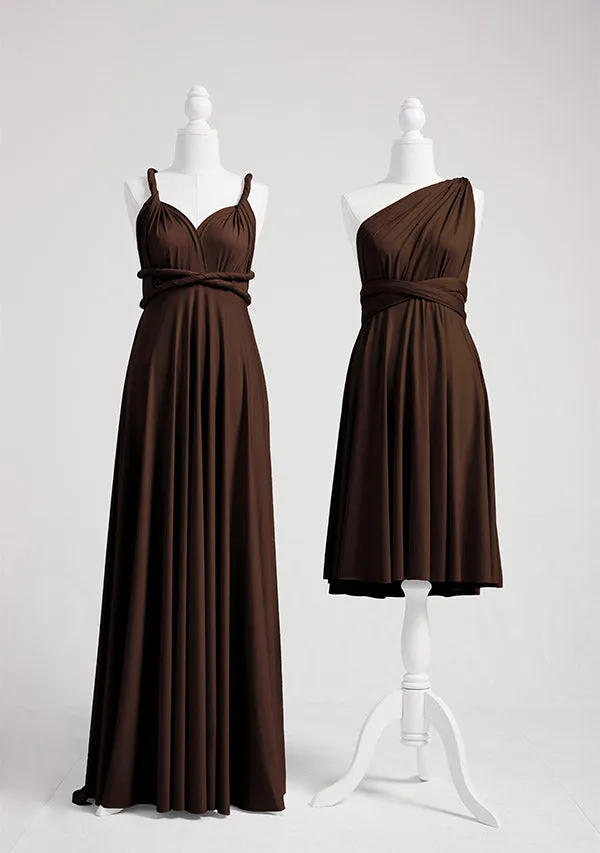Dark Brown Multiway Infinity Dress sold by Infinity Dress