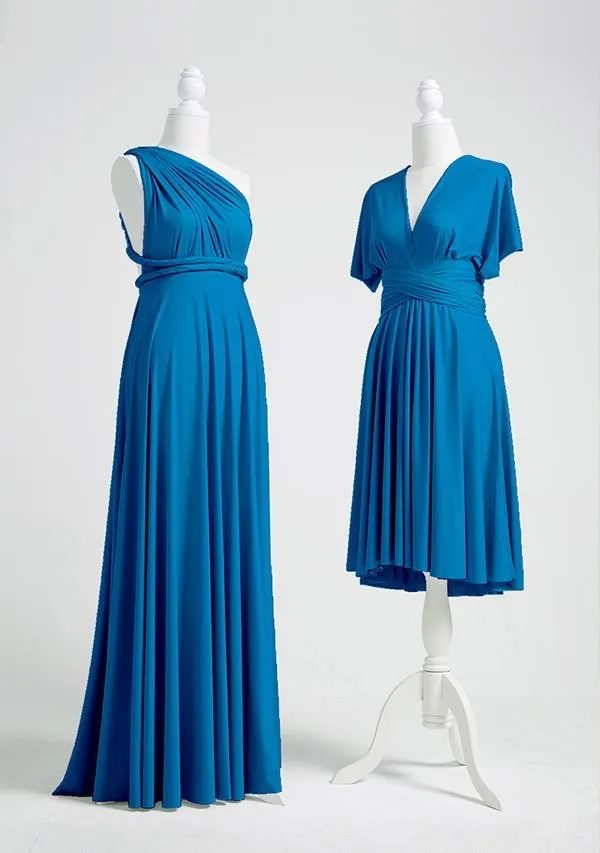 Peacock Blue Multiway Infinity Dress sold by Infinity Dress product image thumbnail 3