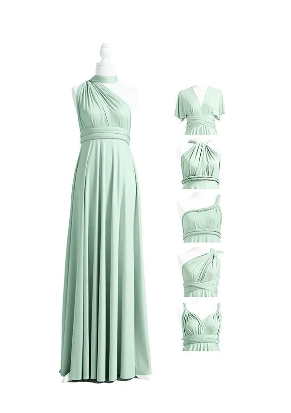Sage Green Multiway Infinity Dress sold by Infinity Dress product image thumbnail 4