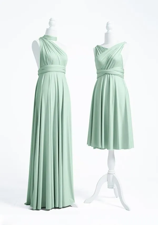 Sage Green Multiway Infinity Dress sold by Infinity Dress product image thumbnail 3