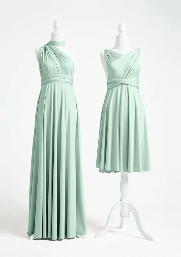 Sage Green Multiway Infinity Dress sold by Infinity Dress