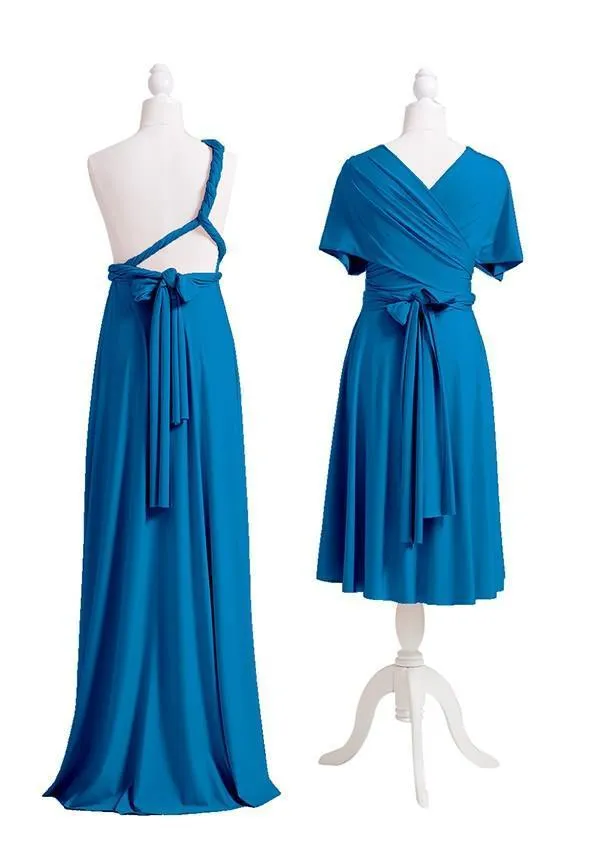 Peacock Blue Multiway Infinity Dress sold by Infinity Dress product image thumbnail 5