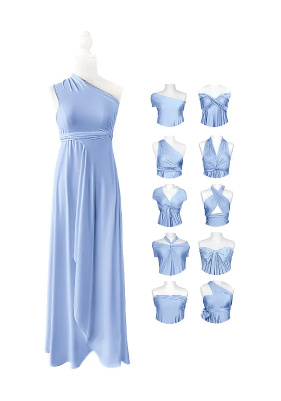 SandSea™ Dusty Blue Infinity Beach Dress sold by Infinity Dress