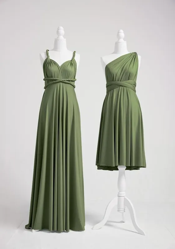 Olive Green Multiway Infinity Dress sold by Infinity Dress