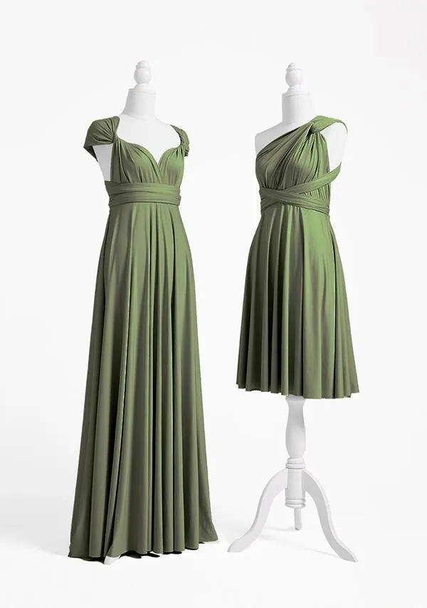 Olive Green Multiway Infinity Dress sold by Infinity Dress product image thumbnail 4