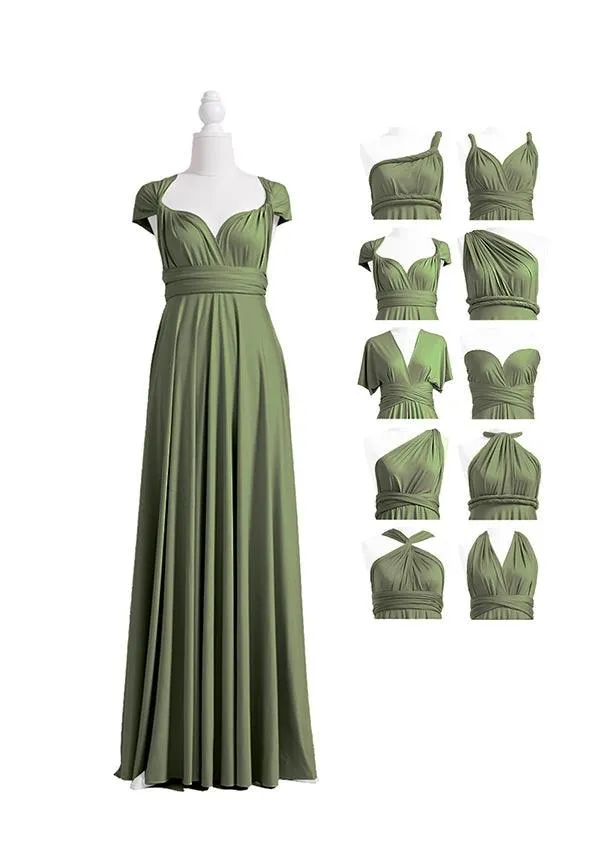 Olive Green Multiway Infinity Dress sold by Infinity Dress product image thumbnail 5
