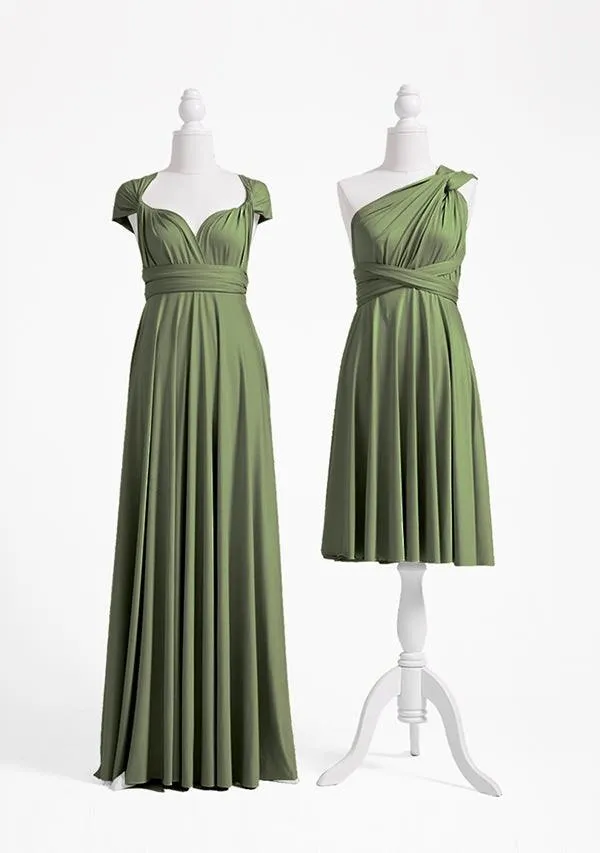Olive Green Multiway Infinity Dress sold by Infinity Dress product image thumbnail 3