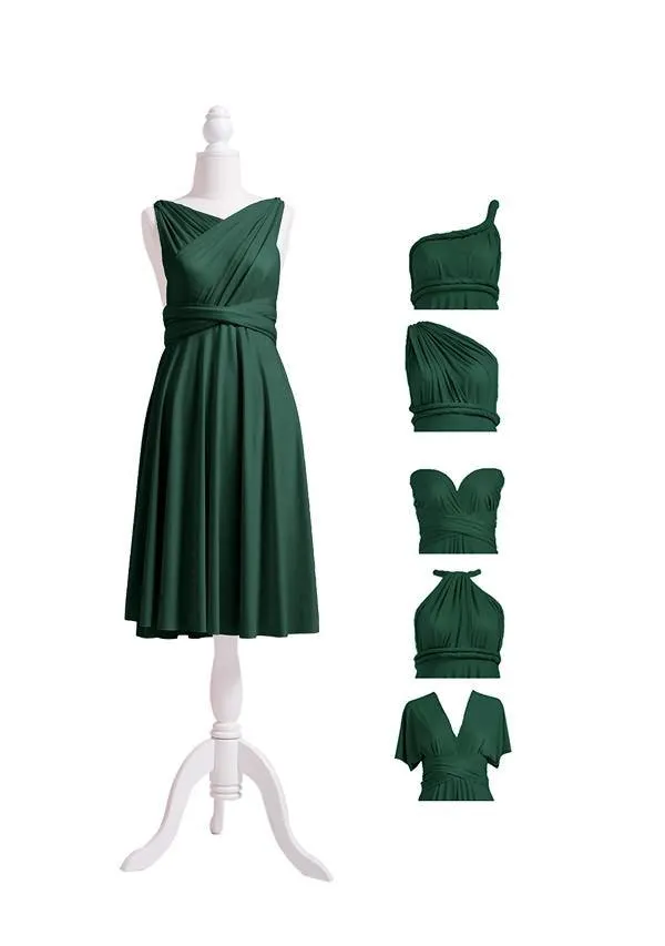 Dark Green Multiway Infinity Dress sold by Infinity Dress product image thumbnail 5
