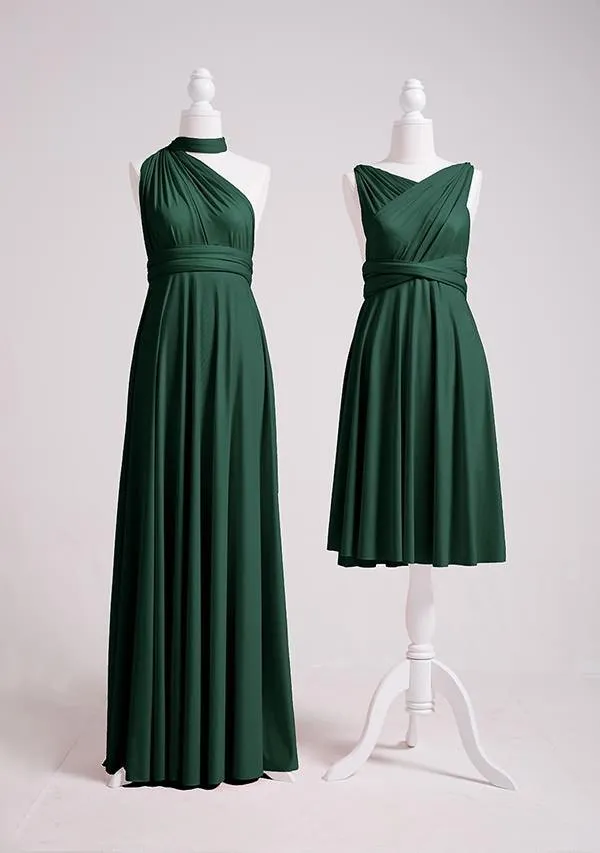 Dark Green Multiway Infinity Dress sold by Infinity Dress