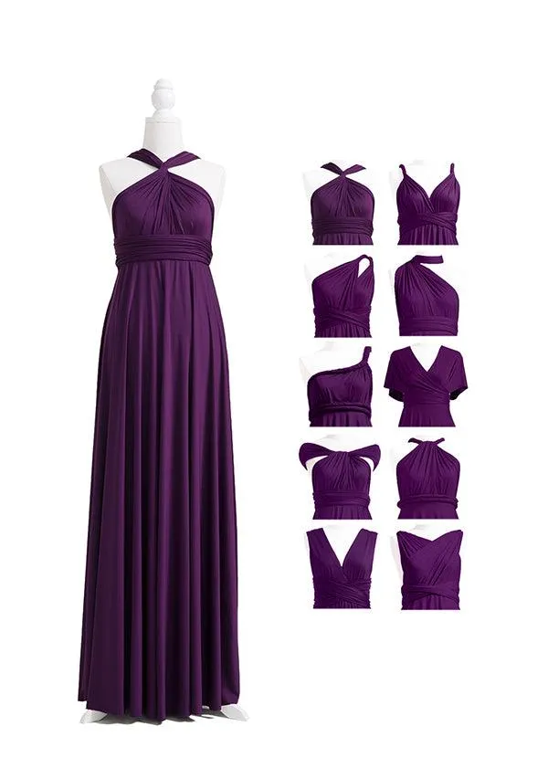 Dark Purple Multiway Infinity Dress sold by Infinity Dress product image thumbnail 4