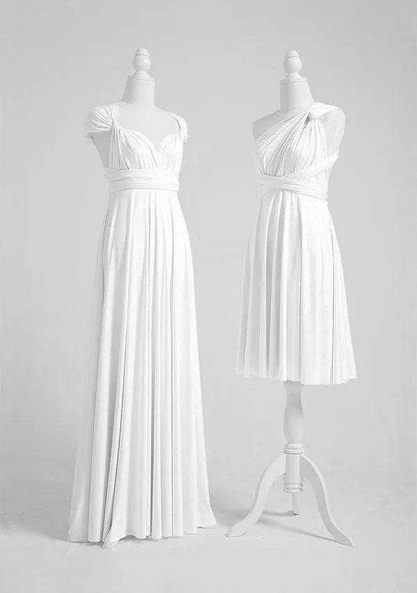 Ivory White Multiway Convertible Infinity Dress sold by Infinity Dress product image thumbnail 3