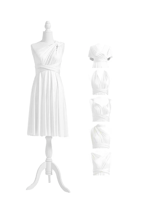 Ivory White Multiway Convertible Infinity Dress sold by Infinity Dress product image thumbnail 5