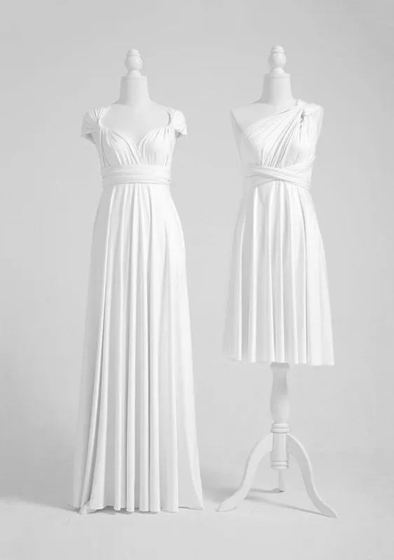 Ivory White Multiway Convertible Infinity Dress sold by Infinity Dress