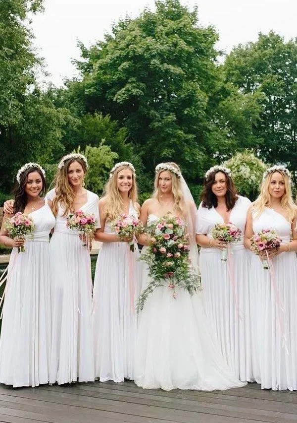 Ivory White Multiway Convertible Infinity Dress sold by Infinity Dress product image thumbnail 2