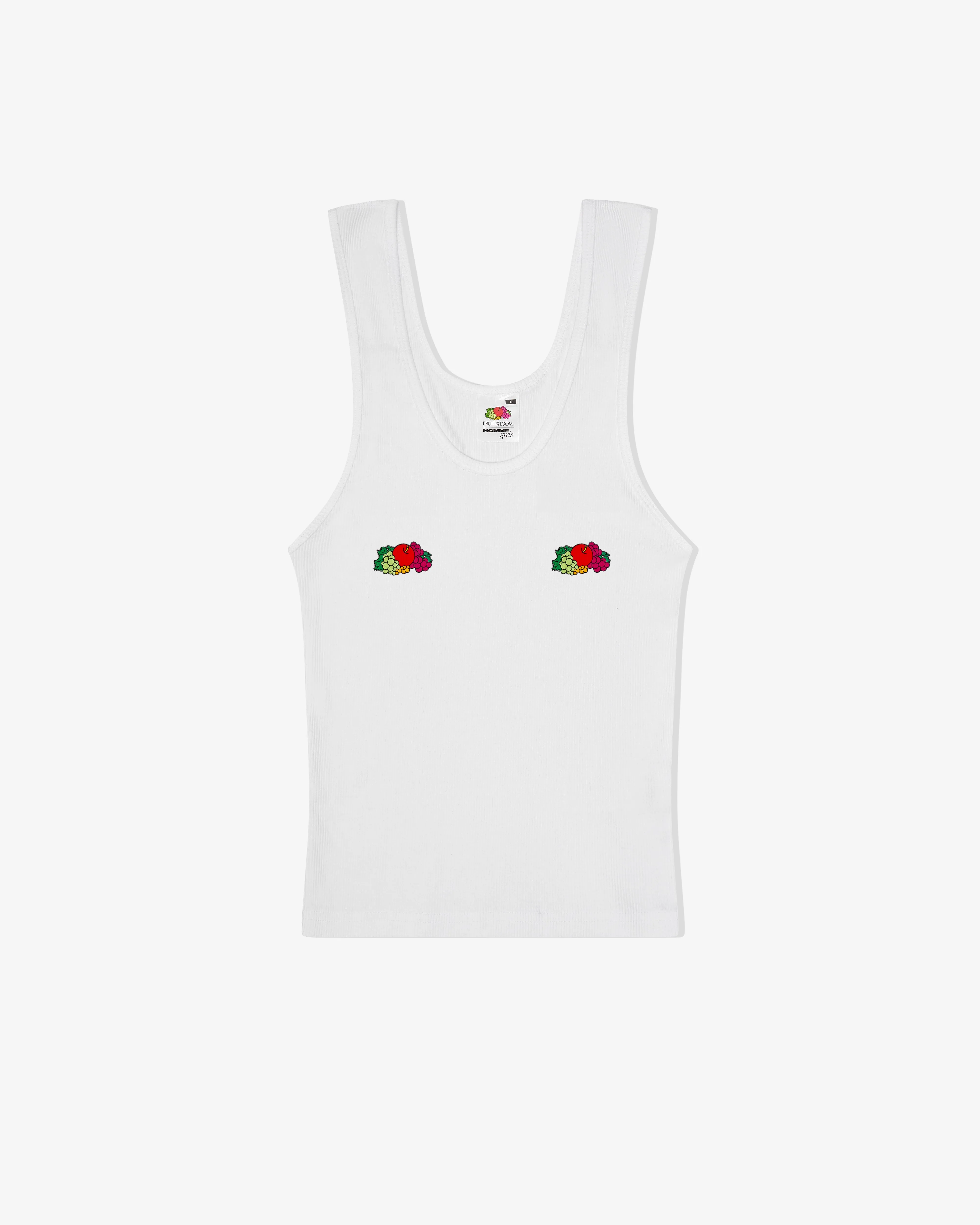 HommeGirls x Fruit Of The Loom "Fruity" Tank Top sold by Homme Girls