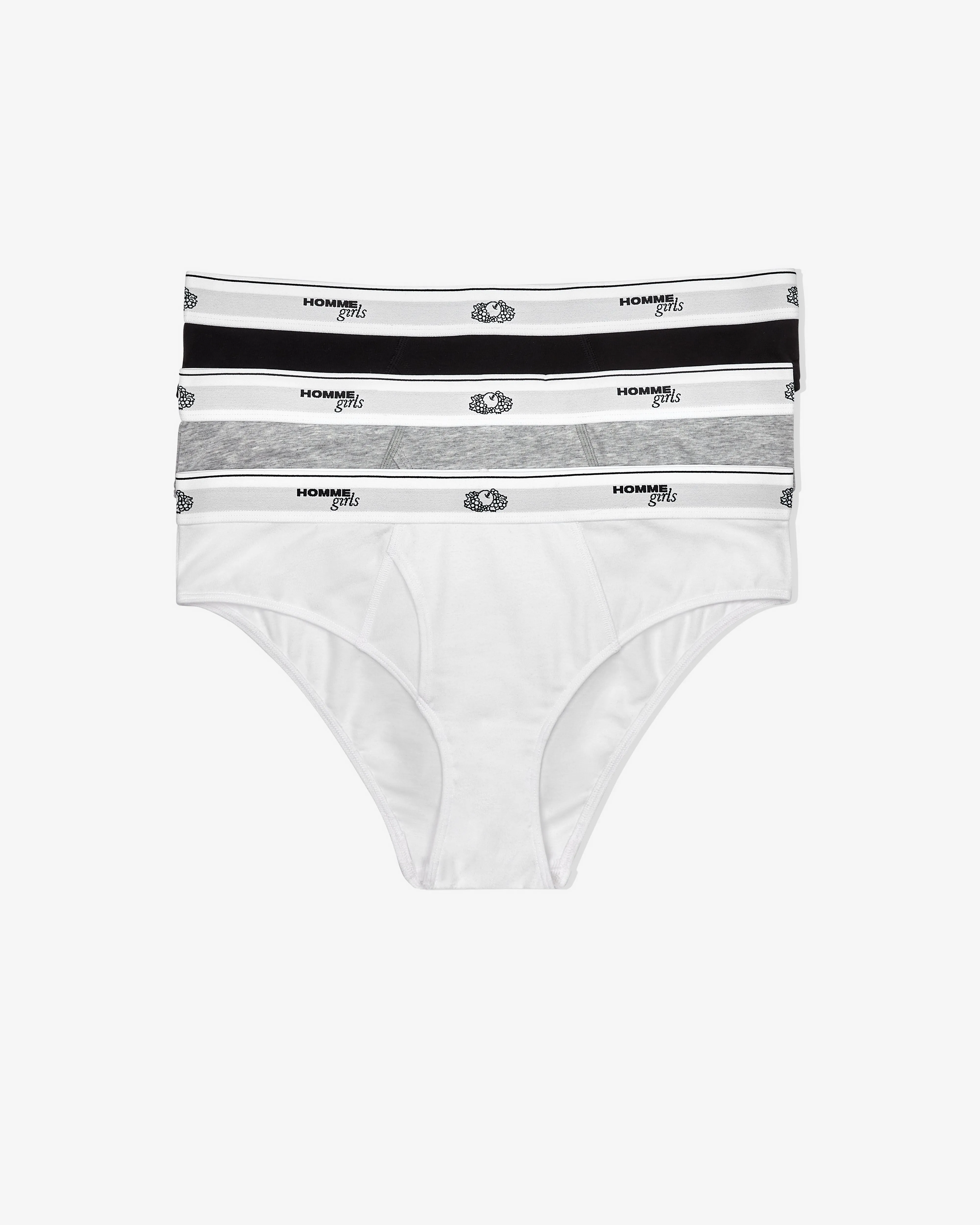 HommeGirls x Fruit of the Loom Briefs (3-Pack) sold by Homme Girls